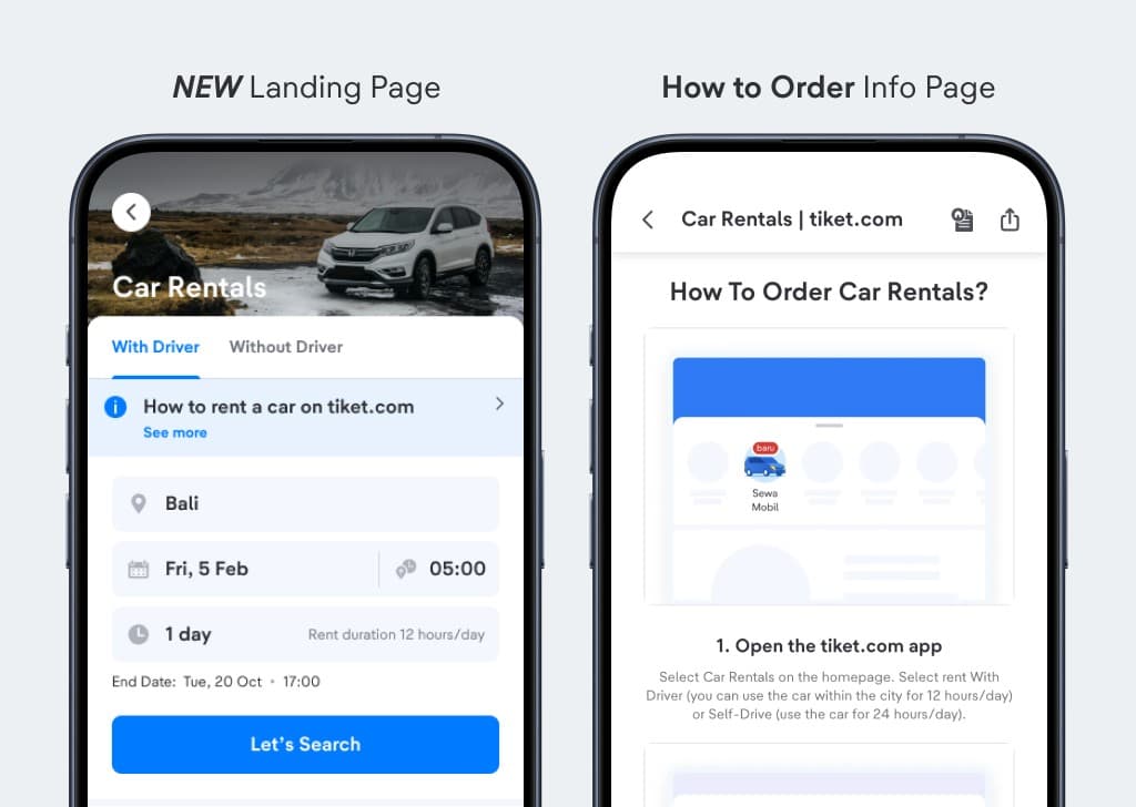 NEW Landing Page and How to Order Info Page