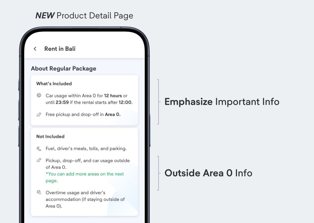 NEW Product Detail Page — emphasized package details