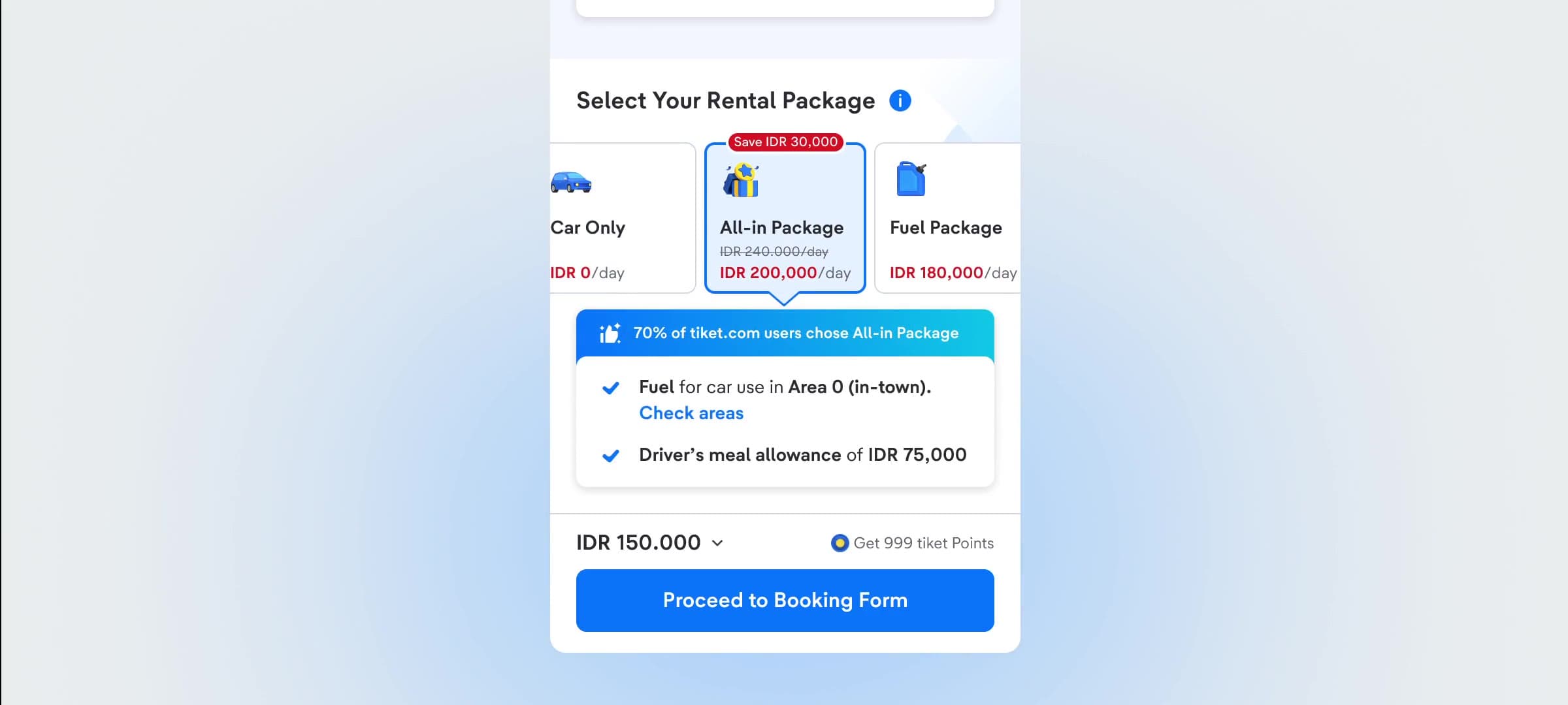 Revamping tiket.com’s Car Rentals All-in Package