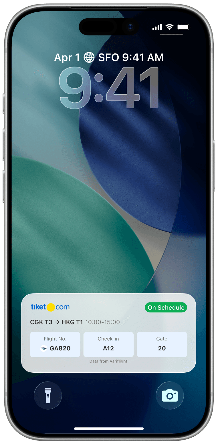 FYI Live Activity on the lock screen